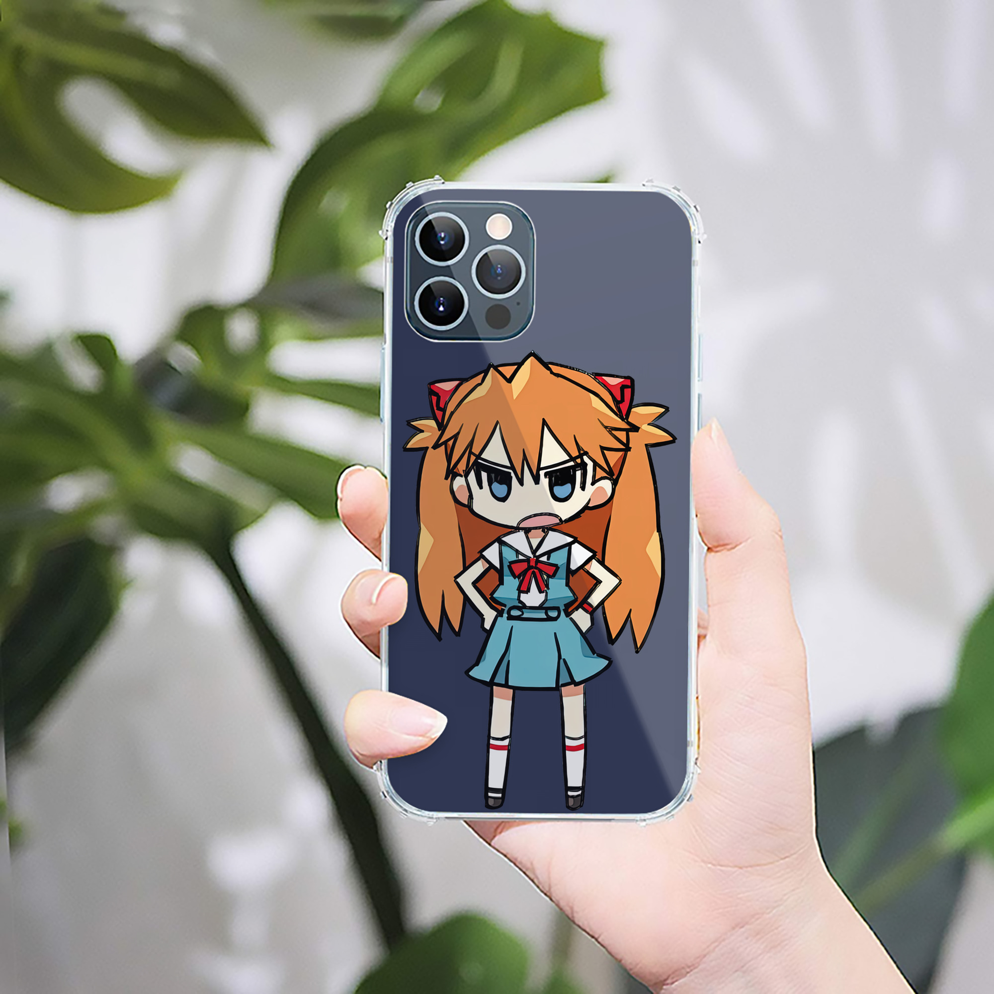 （画像用） EVA 新世紀エヴァンゲリオン 【iPhone 12シリーズ対応】透明スマホケース（クリアソフトケース）